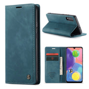 CaseMe Samsung Galaxy A70s Vintage Case - Blue