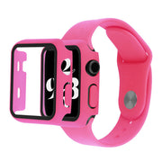 Apple Watch Series 6 / 5 40mm cover with tempered glass + watch band - Rose