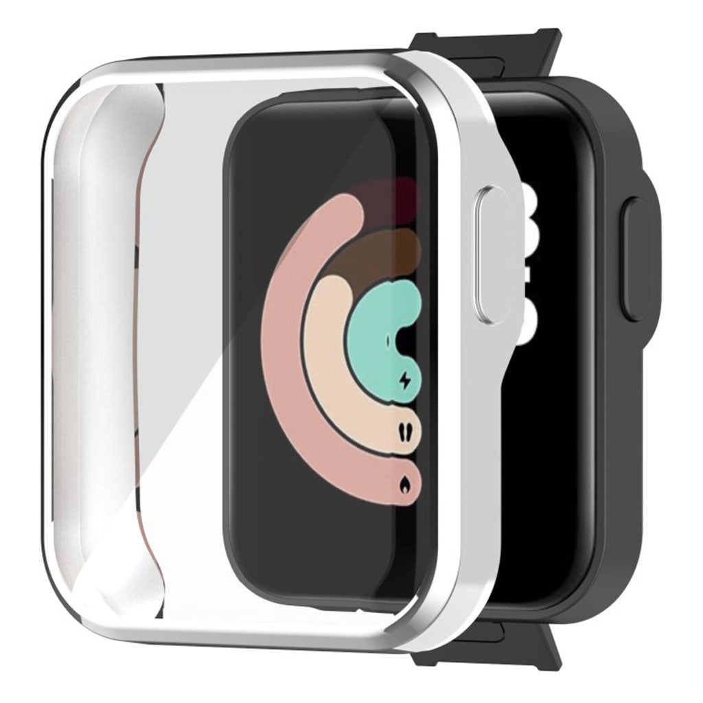 Xiaomi Mi Watch Lite / Redmi Watch shiny cover - Silver