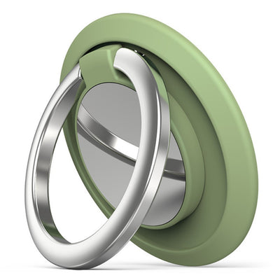 Universal magnetic rotatable phone ring holder - Matcha Green