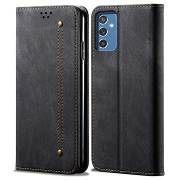 Jeans Samsung Galaxy A13 5G / Samsung Galaxy A04s flip case - Black