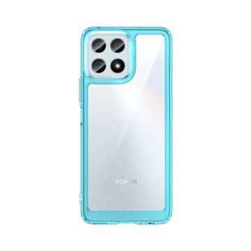 Honor X30i / Honor X8 / Honor Play6T smart acrylic cover - Transparent Blue