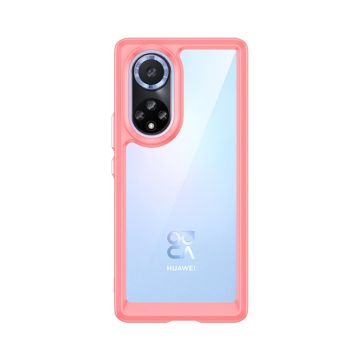 Honor 50 / Huawei Nova 9 smart acrylic cover - Red