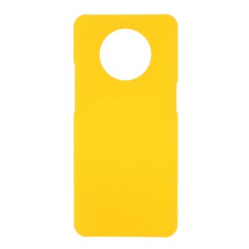 Rubberized Hard PC Case Phone Covering for OnePlus 7T - Yellow