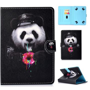 Universal 10-" Tablet Patterned Vegan Leather Card Holder Case iPad 9.7 (2018) / LG G Pad III and more - Greedy Panda