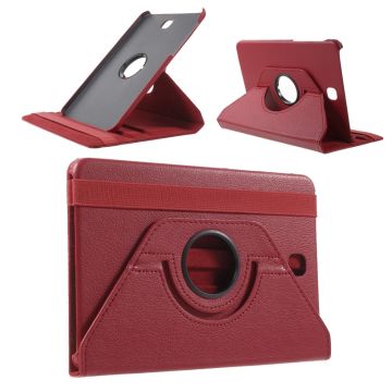 Rotary Stand Leather Flip Case Samsung Galaxy Tab S2 8.0 T710 T715 - Red