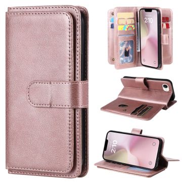 10-slot iPhone SE (2024) wallet case - Rose Gold