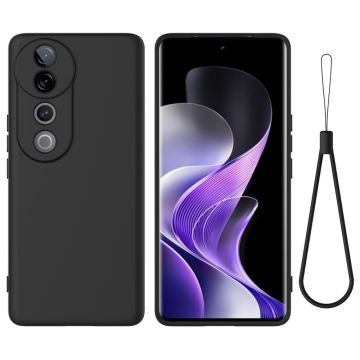 Matte liquid silicone vivo T3 Ultra cover - Black