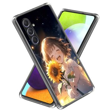 Vibe Samsung Galaxy A55 cover - Sunflower Girl