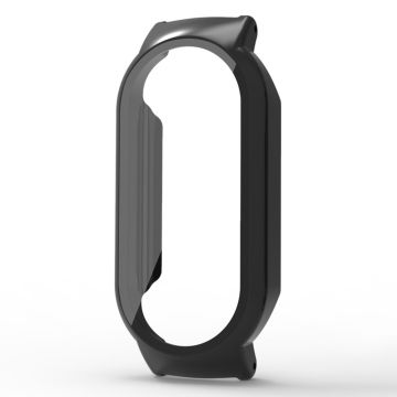 Xiaomi Smart Band 8 / Smart Band 8 NFC Hard Bump Resistant Case with Tempered Glass Screen Protector - Black