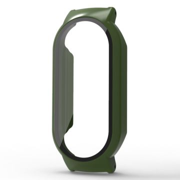 Xiaomi Smart Band 8 / Smart Band 8 NFC Hard Bump Resistant Case with Tempered Glass Screen Protector - Army Green