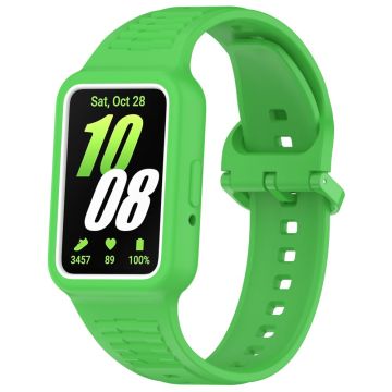 Huawei band 9 / 8 / 7 Integrated Silicone Strap Watch Case Replacement Wrist band  - Fluorescent Green