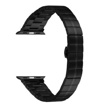 Apple Watch Series 41mm - 40mm - 38mm Stainless Steel Strap - Black