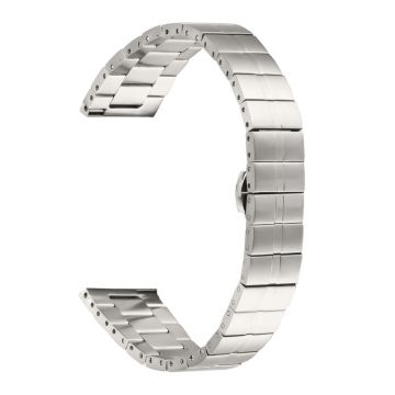 Garmin Forerunner 645 / 645 Music Stainless Steel Strap Line Design Watch Band - Titanium Grey