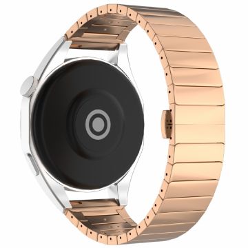 Huawei Watch 4 / 4 Pro / GT 4 46mm Replacement Watch Strap 22mm Magnetic Buckle Zinc Alloy Band - Gold