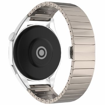 Huawei Watch 4 / 4 Pro / GT 4 46mm Replacement Watch Strap 22mm Magnetic Buckle Zinc Alloy Band - Titanium