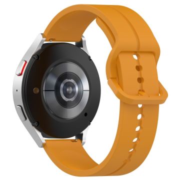 KALEBOL Huawei Watch 4 / 4 Pro / GT 4 46mm Watch Strap 22mm Silicone Band Groove Design - Yellow