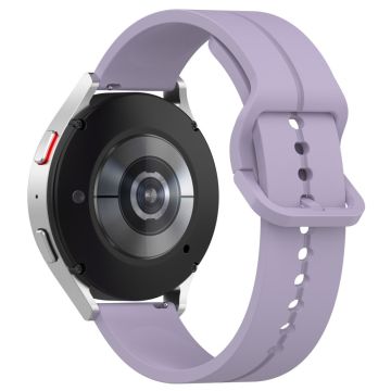 KALEBOL Huawei Watch 4 / 4 Pro / GT 4 46mm Watch Strap 22mm Silicone Band Groove Design - Light Purple