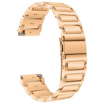 KALEBOL Huawei Watch 4 / 4 Pro / GT 4 46mm Watch Strap 22mm Zinc Alloy Metal Band - Rose Gold