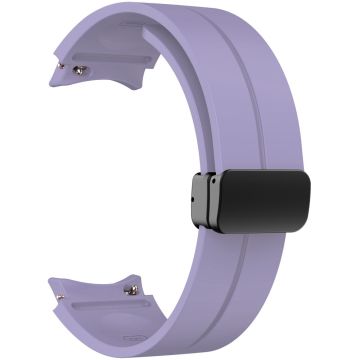 KALEBOL Samsung Galaxy Watch 20mm Silicone Watch Strap Magnetic Buckle - Purple