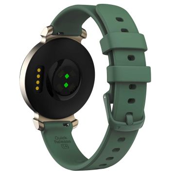 KALEBOL Garmin Lily 2 Silicone Watch Strap Wrist Band Replacement - Midnight Green