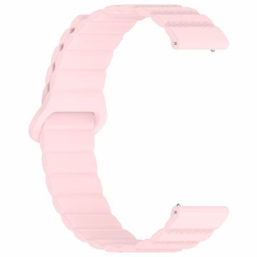 Huawei Watch 4 / 4 Pro / GT 4 46mm Magnetic Strap 22mm Universal Silicone Watch Band - Pink