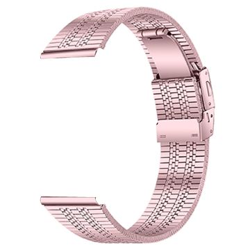 Huawei Watch GT 2e Watch Strap Stainless Steel Replacement Band - Rose Pink