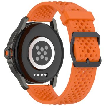 Xiaomi Watch S4 Sport Silicone 22mm Multiple Holes Breathable Watch Strap - Orange