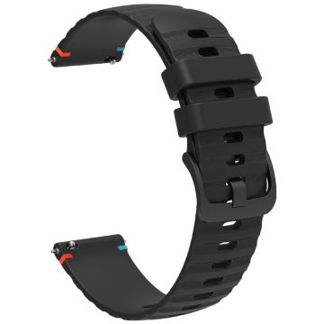 Samsung Galaxy Watch7 Universal 20mm Silicone Watch Strap - Black