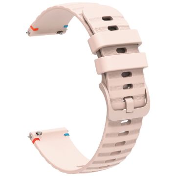 Samsung Galaxy Watch7 Universal 20mm Silicone Watch Strap - Rose Pink