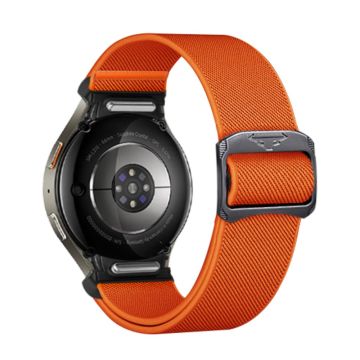 KALEBOL Watch Strap Samsung Galaxy Watch FE 40mm / Watch7 / Watch6 / Watch 5 / Watch4 Nylon Elastic Band - Orange