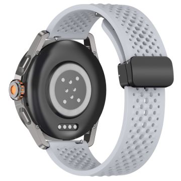 Xiaomi Watch S4 Sport / Redmi Watch 5 Active Silicone Watch Band 22mm Replacement Strap with Folding Buckle - Grey