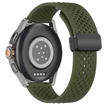 Xiaomi Watch S4 Sport / Redmi Watch 5 Active Silicone Watch Band 22mm Replacement Strap with Folding Buckle - Army Green