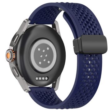 Xiaomi Watch S4 Sport / Redmi Watch 5 Active Silicone Watch Band 22mm Replacement Strap with Folding Buckle - Midnight Blue