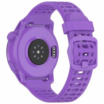 Coros Pace 3 / Apex 2 Pro / Apex Pro Silicone Watch Band Solid Color 22mm Watch Strap - Purple