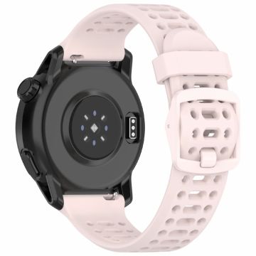 Coros Pace 3 / Apex 2 Pro / Apex Pro Silicone Watch Band Solid Color 22mm Watch Strap - Light Pink