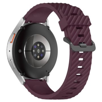 Samsung Galaxy Watch3 45mm / Galaxy Watch 46mm Watch Strap 22mm Silicone Watch Band - Wine Red