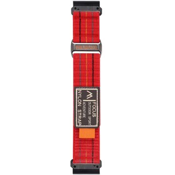 26mm Watch Band Garmin Fenix 8 51mm / Enduro 3 / Instinct 2X Magic Tape Nylon Strap - Red