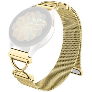 Huawei Watch GT 3 Pro 43mm Milanese Band Electroplated Stainless Steel Magnetic Watch Strap with X-Shaped Connector - Gold