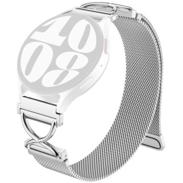 Magnetic Watch Band Garmin Forerunner 645 / 645 Music Stainless Steel Milanese Strap with X-Shaped Connector - Silver
