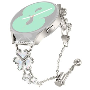 Metal Band Heart Clover Decor Garmin D2 Air X10 / Bounce Watch Bracelet Replacement - Starlight