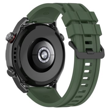 Silicone Watch Band for Huawei Watch Ultimate - Dark Green