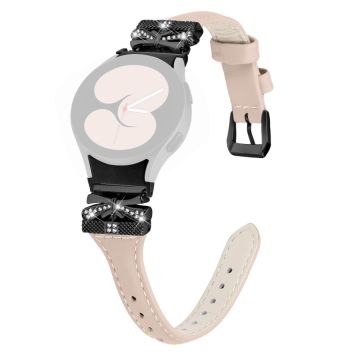 Black Buckle Band Samsung Galaxy Watch6 44mm / Watch6 Classic 43mm / 47mm Adjustable Watch Strap - Apricot