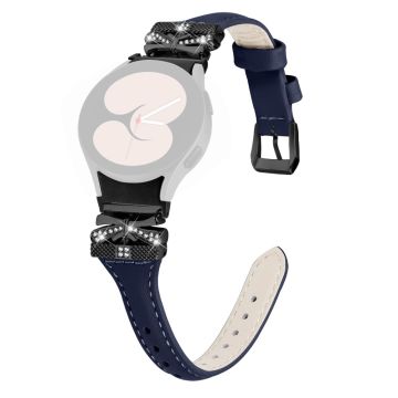 Black Buckle Band Samsung Galaxy Watch6 44mm / Watch6 Classic 43mm / 47mm Adjustable Watch Strap - Dark Blue