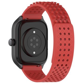 Garmin vivoactive 5 / GarminActive 5 / Venu Sq 2 Silicone Watch Strap 20mm Breathable Watch Band - Red