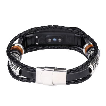 Honor Band 4 / Band 5 Wrist Watch Band DIY Vintage Replacement Strap - Black