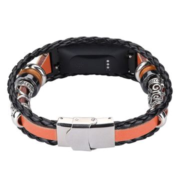 Honor Band 4 / Band 5 Wrist Watch Band DIY Vintage Replacement Strap - Brown