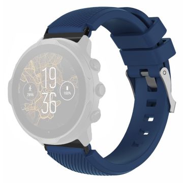 Suunto Spartan Sport Wrist HR Baro / Suunto 7 Watch Strap 24mm Twill Texture Flexible Band - Midnight Blue