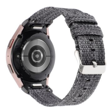 Samsung Galaxy Watch6 / Watch6 Classic / Watch 5 / Watch 5 Pro Watch Band Adjustable Nylon Wrist Strap - Grey