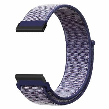 Suunto Spartan Sport Wrist HR Baro / Suunto 7 Strap 24mm Nylon Sport Loop Watch Bands - Midnight Blue